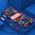 thumbnail image 2 of Marvel Avengers Poster Phone Case para Apple iPhone 15 14 13 12 11 Pro Max Plus 8 7 SE Liquid Left Rope Capa Cover, 2 of 5