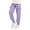 Purple, variant on Kiijoy Little Girls Cotton Cargo Pants Casual Sports Sweatpants Kids Joggers, Sizes 6-7