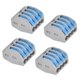 thumbnail image 1 of Palanca 25PCS Conectores De Cable Compactos De Palanca De 4 Empuje Hacia Adentro El Bloque De Terminales Del Conductor De Empalme Rápido, 1 of 7