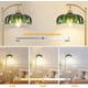 thumbnail image 2 of Lámpara de pie QIYIZM de cristal con estantes de mesa regulable a distancia, 2 of 9