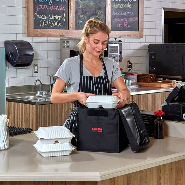 Cambro Polyester Insulated Pizza Bag Food Delivery Bag Holds 2 20 Or 3 18 Pizza Boxes 4pk Red Gbp220 521 Walmart Com Walmart Com