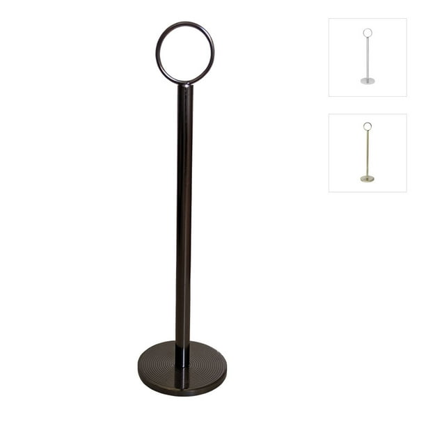 Place Card Holder 8 in Tall, 12 pack, Black, Table Cardholder Tabletop
