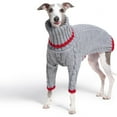 thumbnail image 6 of UOSIA Italian Greyhound Clothes, Warm Sweater for Whippets, Two-Legged Turtleneck Dog Onesie, 6 of 8