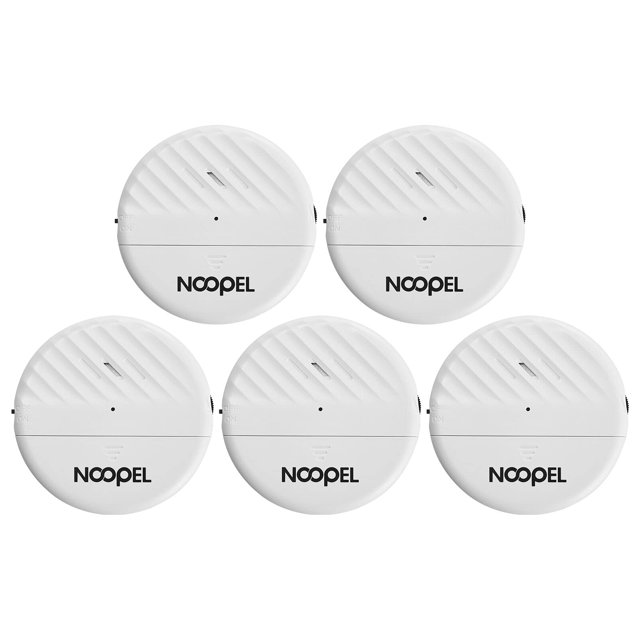 Glass Break Alarm 5 Pack, 125DB Loud Window Vibration Sensor, Burglar Intruder Entry Alert for Indoor Home Office Security