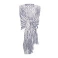 thumbnail image 4 of Elegant Lace Shawl Wrap for Weddings and Formal Occasions Sophisticated Evening Accessory for Bridesmaids and Guests Timeless Knitwork Shawl with Intricate Design, 4 of 4