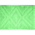 thumbnail image 1 of Ahgly Company Indoor Rectangle Southwestern Emerald Green Country Area Rugs, 8' x 10', 1 of 4