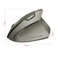 thumbnail image 2 of HXSJ T24 Souris Sans Fil 2.4G Verticale Ergonomique avec Récepteur USB de Remplacement pour Portable PC, 2 of 8
