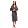 thumbnail image 2 of Skylinewears Woman Cotton Bathrobe Terry Cloth Knee Length Spa Bathrobe Soft Shower Robe, 2 of 6