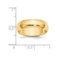 thumbnail image 2 of Mens or Ladies 14K Yellow Gold 6mm Wedding Band Ring, 2 of 5