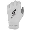thumbnail image 6 of Bruce Bolt Premium Pro Chrome Series Short Cuff Batting Gloves, 6 of 11
