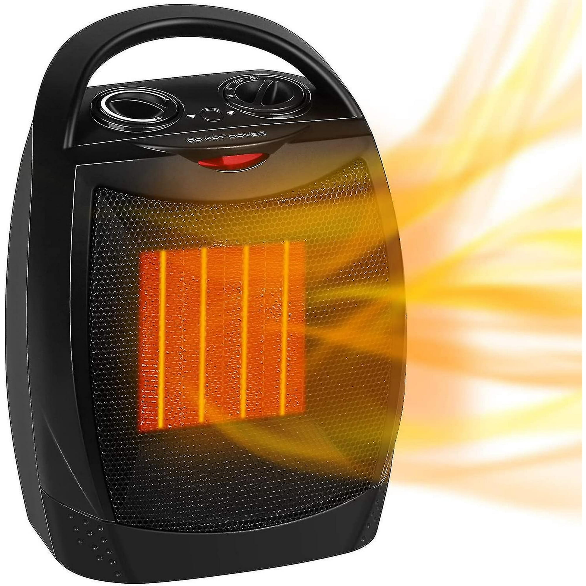 Portable Electric Space Heater With Thermostat, 1500w/750w Safe And Quiet  Ceramic Heater Fan, Heat Up 200 Square Feet For Office Room Desk Indoor Use  | Walmart Canada