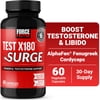 Force Factor Test X180 Surge Testosterone Booster for Men, Supports Lean Muscle, Strength, Energy, and Libido with Fenugreek and Black Maca, 60 Capsules