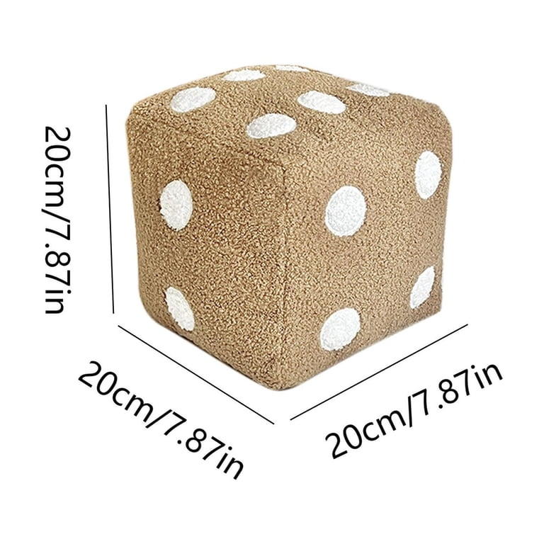 Shoes Stool Footstool Dice Design Soft Comfortable Living