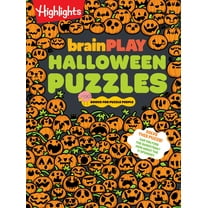 BrainPLAY Halloween Puzzles: A Challenging Halloween Activity Book for Kids Ages 7 and up with over 200 Puzzles, Logic Games, Mazes and Hidden Pictures Puzzles for Spook-Tacular Fun (Paperback)
