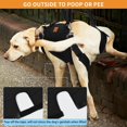 thumbnail image 2 of Dog Lift Harness, Pet Support & Rehabilitation Harness for Rear Back Legs Help, Dog Sling Carrier for Large Dog Hind Leg Recovery, Old, Disabled, Joint Injuries, Up and Down Stairs (Black, XXL), 2 of 8