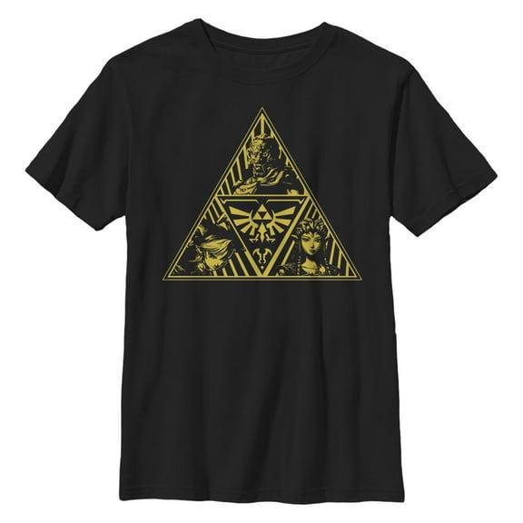 Boy's Nintendo The Legend of Zelda Triforce Characters Graphic T-Shirt