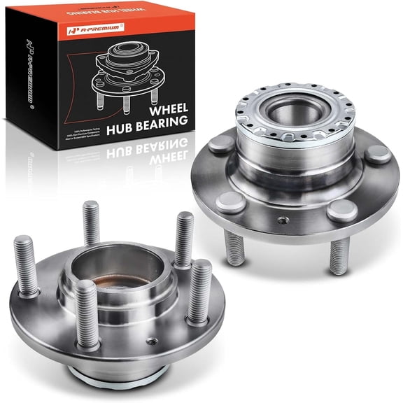 A-Premium Rear Wheel Hub and Bearing Assembly Compatible with Hyundai Tiburon 2003 2004 2005 2006 Driver and Passenger Side 2-PC Set