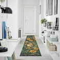 thumbnail image 4 of Yayeee Hallway Runner Rug 2'x6' Non Slip Machine Washable with Rubber Backing, Flowers and Dog, 4 of 8