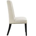 thumbnail image 3 of Hawthorne Collections 20.5" Modern Fabric Dining Chair in Beige (Set of 4), 3 of 4