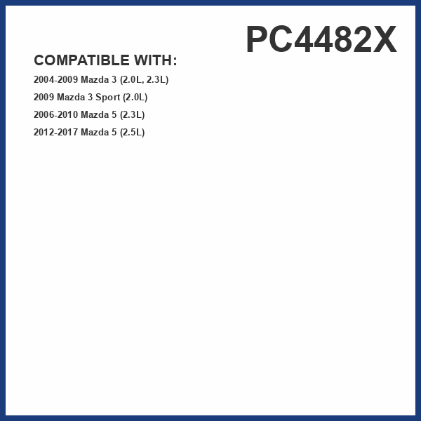 PUREFLOW PC4482X Cabin Air Filter | Fits 2004-2009 Mazda 3 2.0L, 2.3L; 2012-2017 5 2.5L; 2006-2010 5 2.3L; 2009 3 Sport 2.0L