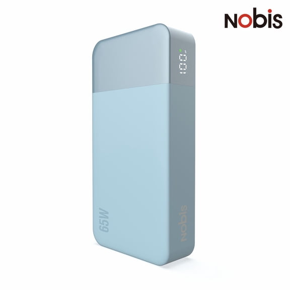 Portable Charger Power Bank 20000mAh 65W PD Fast Charging with 4 USB-A and USB-C Ports, LED Display, Compact 5.4 in, for Phone Tablet Laptop