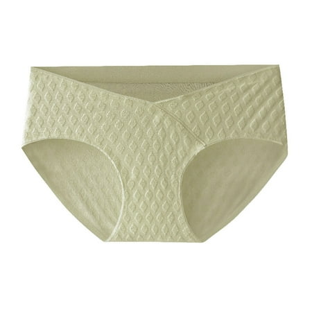Jamicy Maternity Panties Clearance Women s High Waisted Underwear Cotton No Show Panties Breathable Stretch Seamless Ladies Panty Underpants