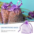 thumbnail image 2 of 100Pcs Candy Bags Household Organza Gift Bags with Drawstring (Dark Purple), 2 of 4