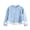 Blue Top for Girls, variant on Round Neck Bow Lace Ruffle Top Girls Raglan Sleeve Curved Edge Casual Cute Pullover Beige 2-3 Years