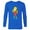 Royal, variant on Bart Simpson Rude Mouth - Long Sleeve T-Shirt for Men – Customized-Royal