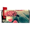 thumbnail image 2 of Coolnut Mailbox Covers, Magnetic Standard Size Vintage Valentines Day Hearts and Flower Seasonal Mail Wraps for Home Outdoor Decor, 20.7"x18.03", 2 of 5