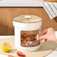 thumbnail image 5 of Ice Tray Sharpener Food Grade Ice Storage Tray Large Capacity Ice Bucket Household Storage, Ice Tray Food Grade Storage Tray Large Capacity Ice Bucket, 2-Tier Design Metal Frame, For Office, 5 of 8