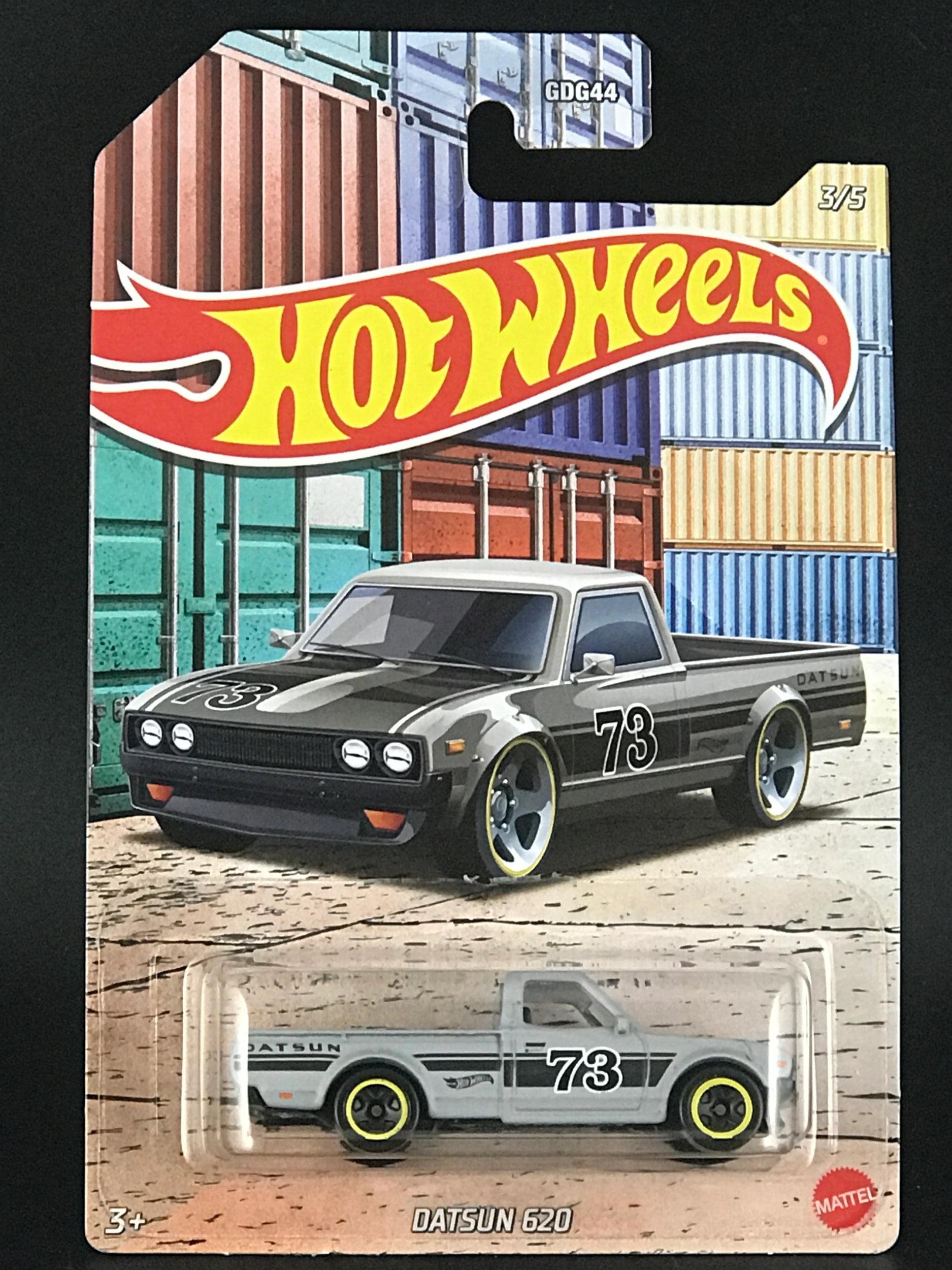 Hot Wheels 2021 Walmart Truck series DATSUN 620 1/5 matte gray Good
