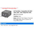 thumbnail image 2 of A/C Fan Relay - Compatible with 2002 - 2004, 2006 - 2007 Dodge Ram 3500 2003, 2 of 2