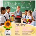 thumbnail image 3 of Muñeca de ganchillo con forma de girasoles de regalo para el aprecio del profesor, 3 of 9