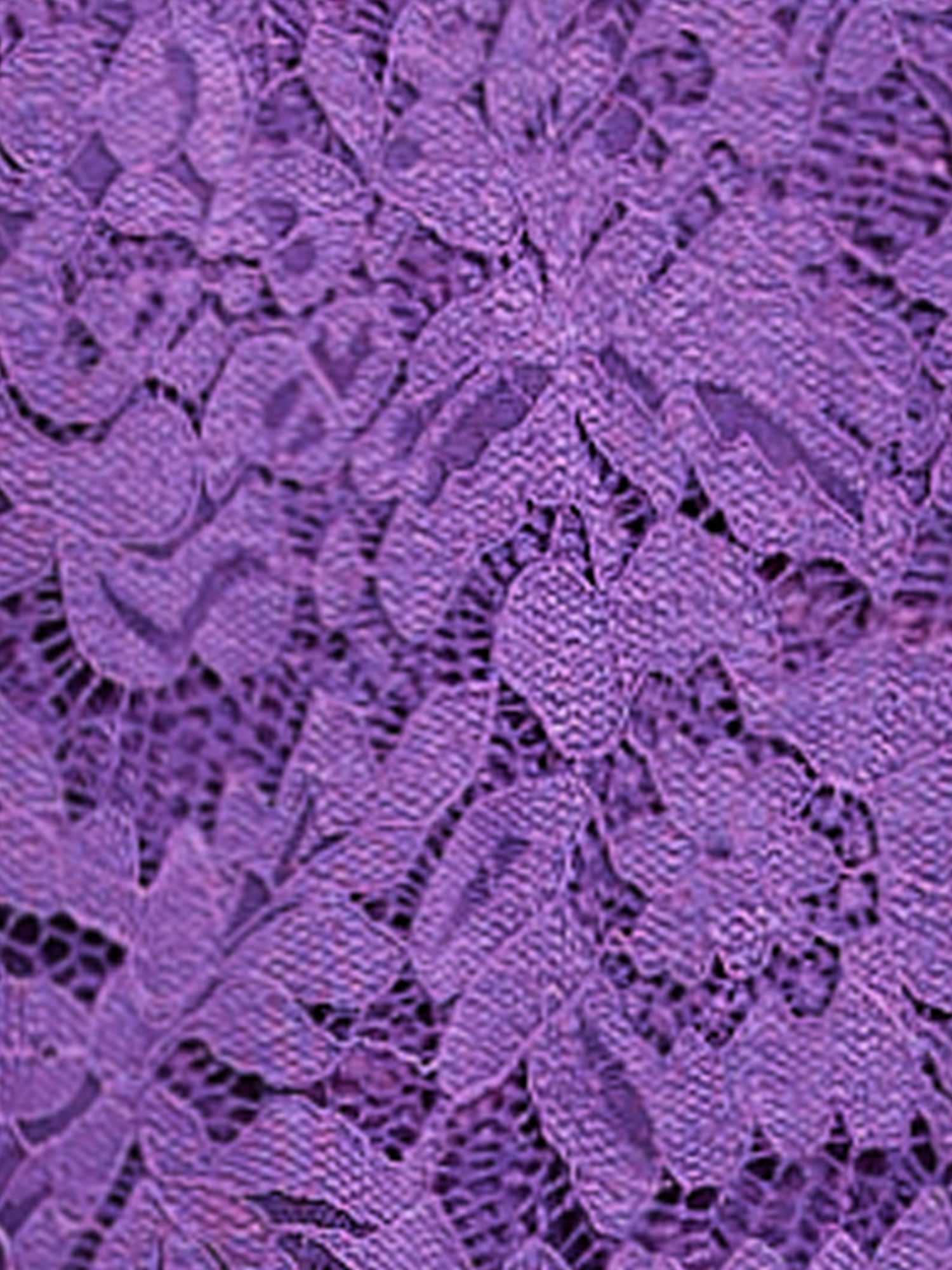 DARING DIVA Women's Fishtail Sheath Open Front Shrugs 2pc Lace Dress S Purple