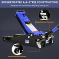 thumbnail image 4 of Low Profile Car Jack Lift, Seizeen 2.5 Ton(5500LBS) Heavy-Duty Floor Jack with Hydraulic Dual Lift Pump, 3.5" - 19.5" Quick Lift Jack with 45" Handle & Rubber Saddle, 4 of 10