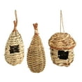 thumbnail image 1 of Hummingbird House, Rough  Hand Woven Bird House   For Hummingbird, 1 of 8