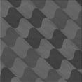 thumbnail image 1 of Ahgly Company Machine Washable Indoor Square Transitional Dark Gray Black Area Rugs, 8' Square, 1 of 7