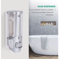 thumbnail image 4 of Jabón Dispensador, dispensador de mano montado en la pared, dispensador manual de gel de manos de 350 ml, gel de ducha, dispensadores de champú para cocina, 4 of 5