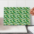 thumbnail image 2 of Island Cutting Board, Pattern with Hand Drawn Cartoon Style Banana Fruits and Green Leaves Tropical Jungle, Decorative Tempered Glass Cutting and Serving Board, Small Size, Multicolor, by Ambesonne, 2 of 5