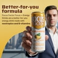 thumbnail image 5 of Focus Factor Energy Drink - 12 x 355ml Cans (Pineapple Paradise Flavor) - with Focus + Energy - Sugar Free, Low Calorie with Vitamin B6 & Vitamin B12, 5 of 6
