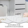 thumbnail image 3 of CRAFTHROU Clear Acrylic Shelf Dividers for Home Storage with Versatile Purse and Shelf Separation, 3 of 8