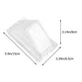 thumbnail image 4 of 100Pcs Sandwich Packing Box Plastic Bag Sandwich Triangle Bag, 4 of 6