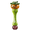 A cc2, variant on 3-Pack Collapsible Pumpkin Lanterns, LED Light Up Jack O'Lantern Decor with Lanyard, Battery Powered Outdoor Halloween Party Lights (1PC)
