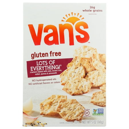Van'S Natural Foods Gluten Free Crackers Lots Of Everything, 5 Oz