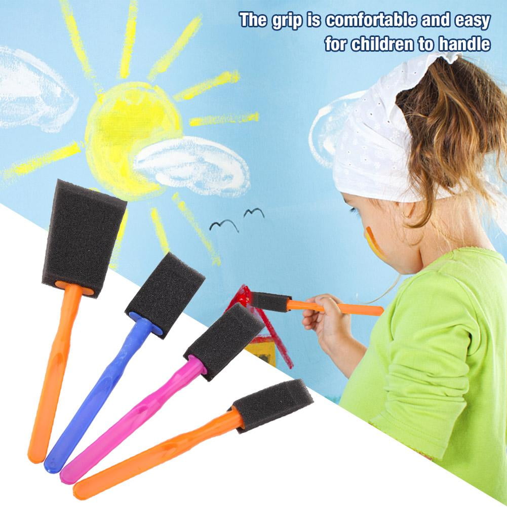 YLSHRF sponge brush painting, Foam Paint Brush Set,4 PCS Durable and
