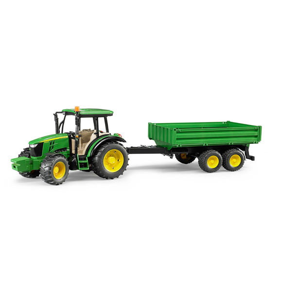 Bruder - 09816 | Agriculture: John Deere 5115M With Tipping Trailer
