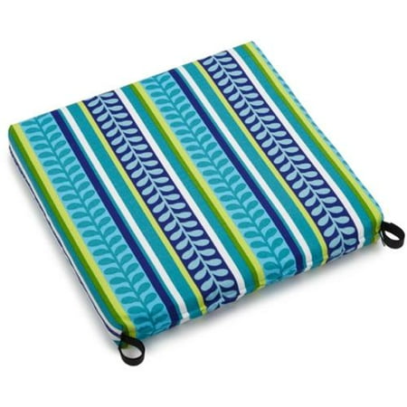 Blazing Needles 19-inch Spun Poly Outdoor Chair/ Rocker Cushion Luxury Azure (REO-34)