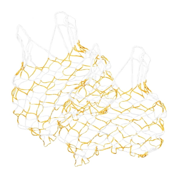 unbranded 2pcs Sports Ball Net Carrier for Football, Basketball Volleyball Large Capacity Mesh Bag for Outdoor Ball Storage and Transport