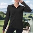 thumbnail image 7 of ZyeKqe Athletic Jackets for Women Sun Protection Long Sleeve Hooded Full Zip Upf 50+ Outdoor Hiking Workout Tops with Pockets, 7 of 7